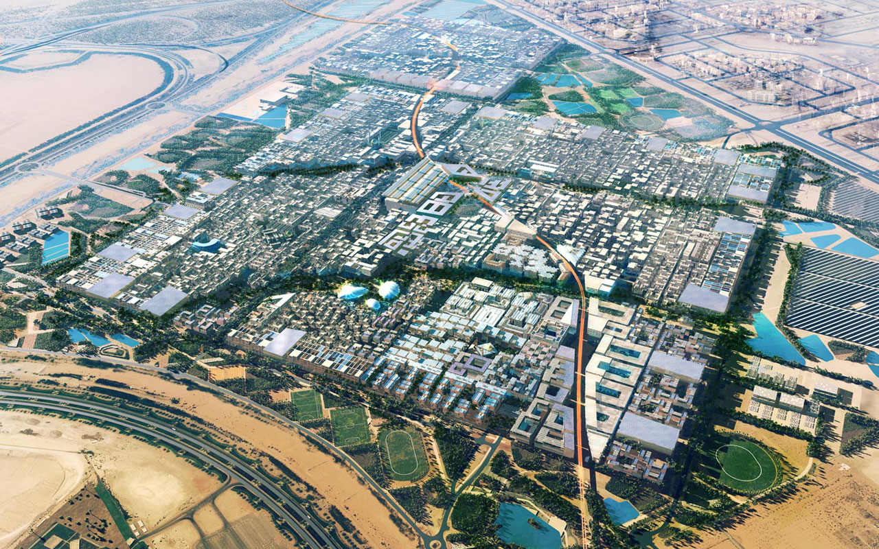Figure 6: Masdar Master Plan Foster and Partners March 2007 (https://www.fosterandpartners.com/media/Projects/1515/img0.jpg)